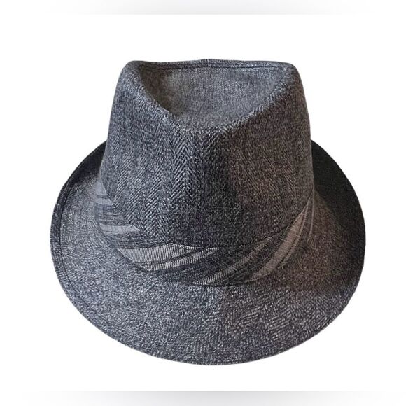 Stetson Fedora Hat Tweed Blue Casual Cap Hat - Picture 2 of 10